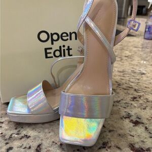 Open Edit Women's Iridescent Heels